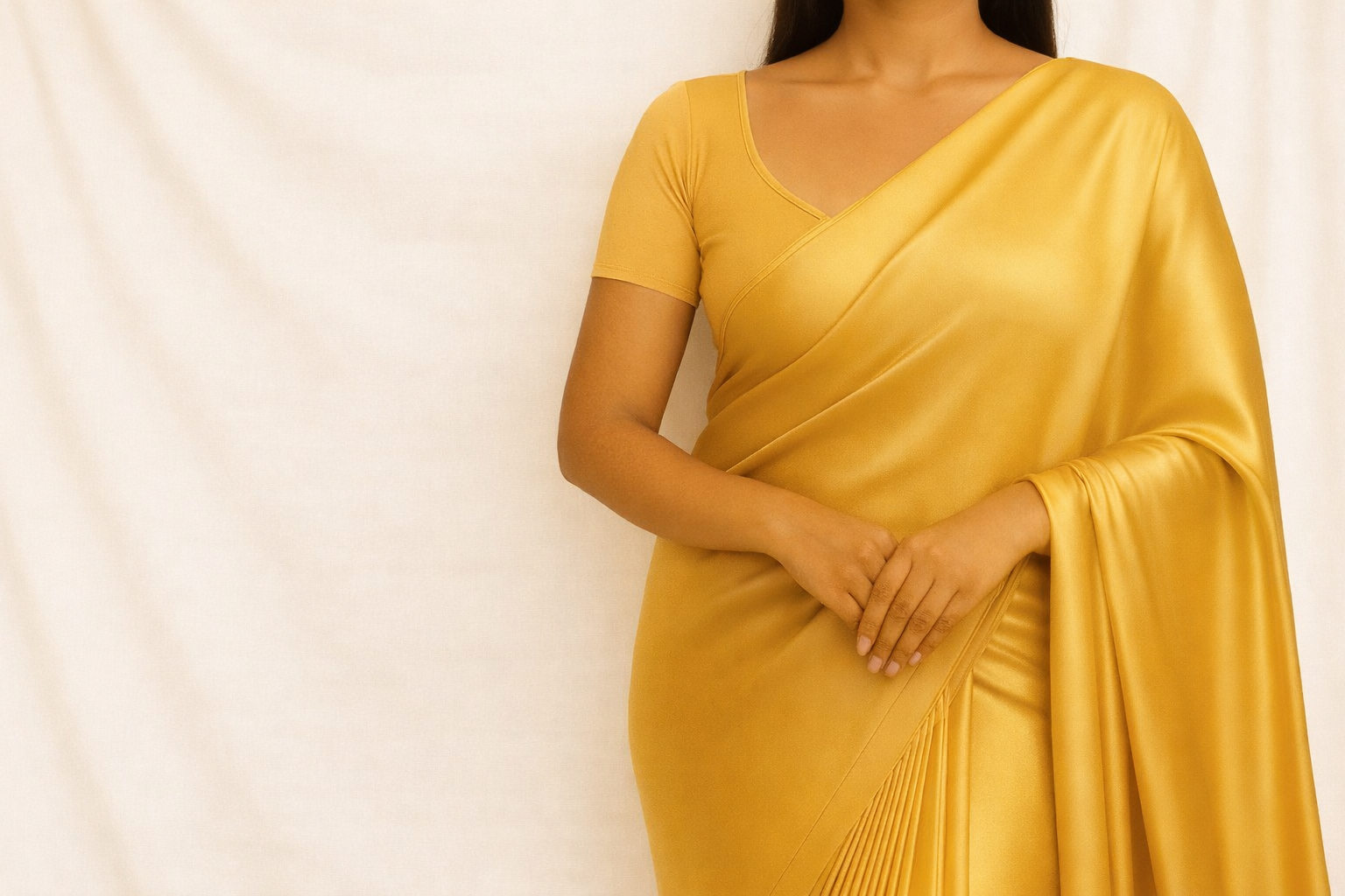 Satin Saree