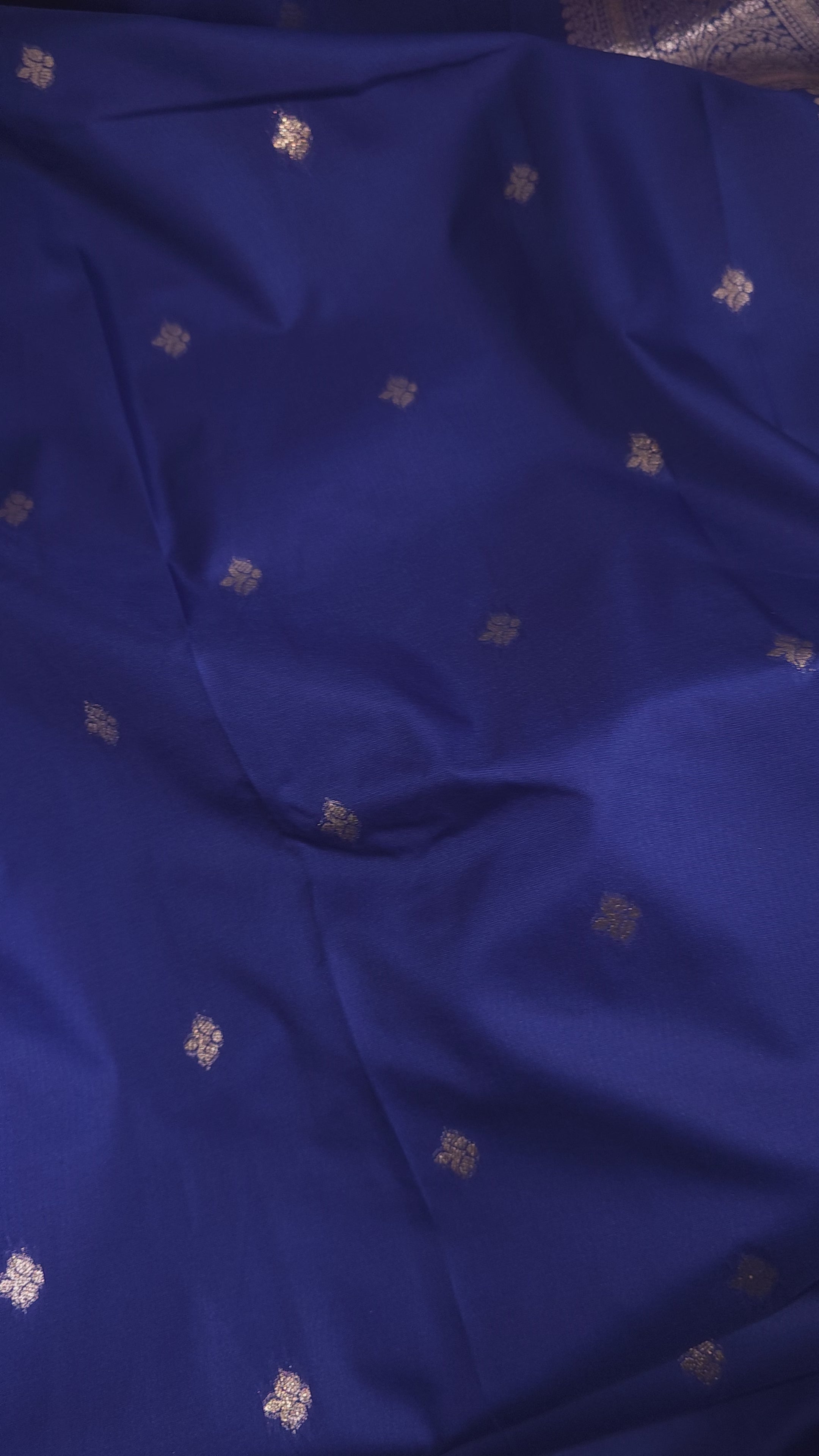 Midnight Blue Soft Silk