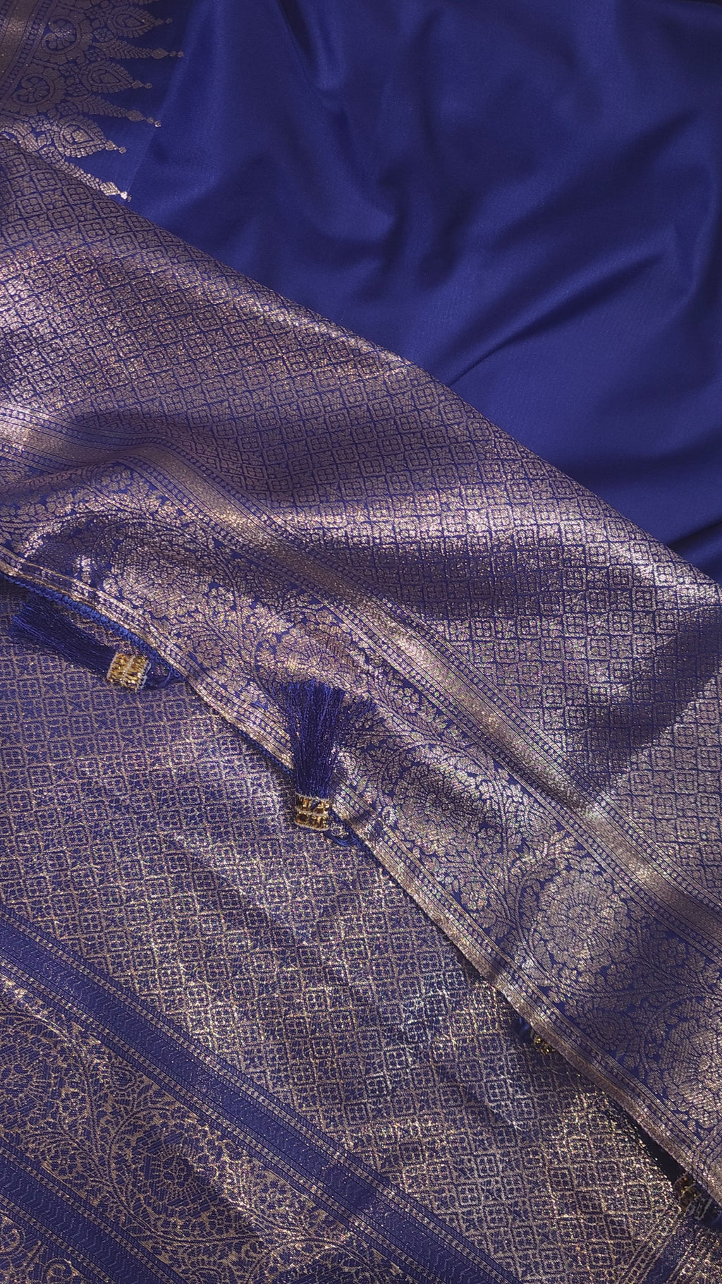 Midnight Blue Soft Silk