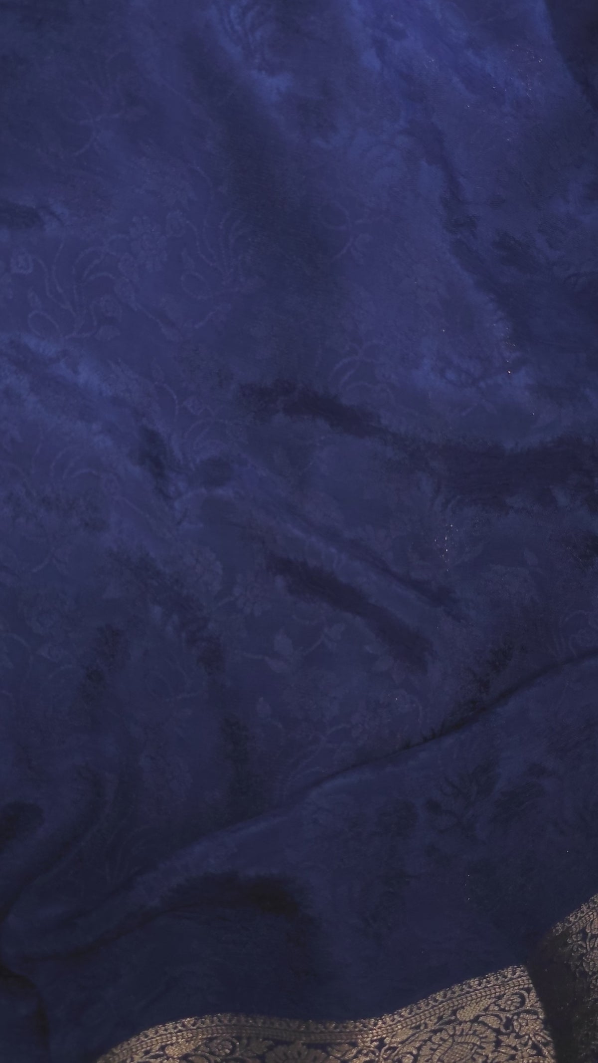 Sapphire Glow Soft Chinon