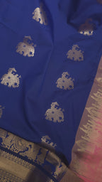 Crown Blue Semi Silk