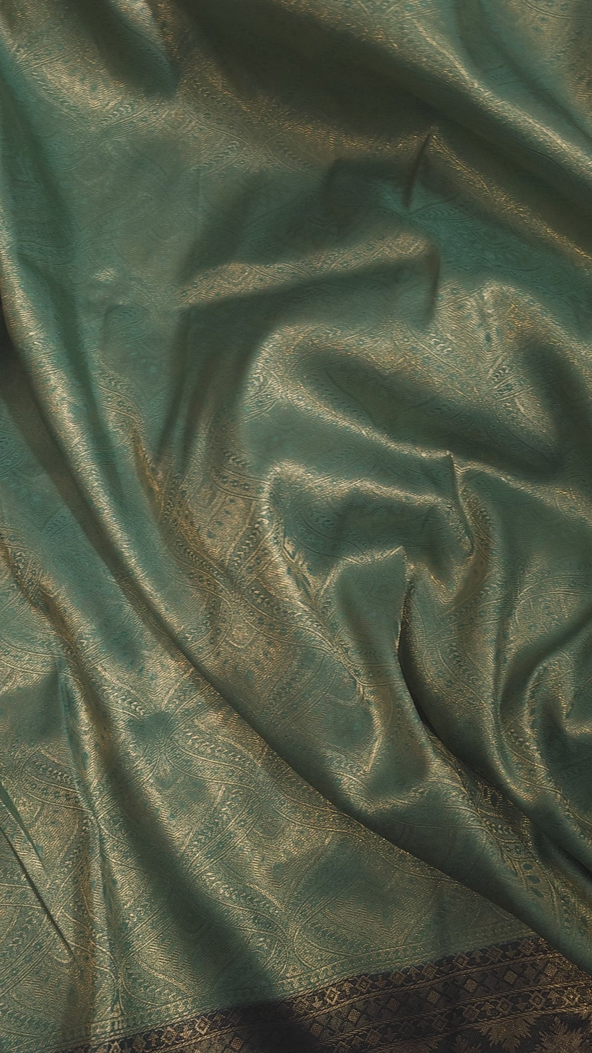 Aqua Heritage Banarasi Tissue Soft Silk
