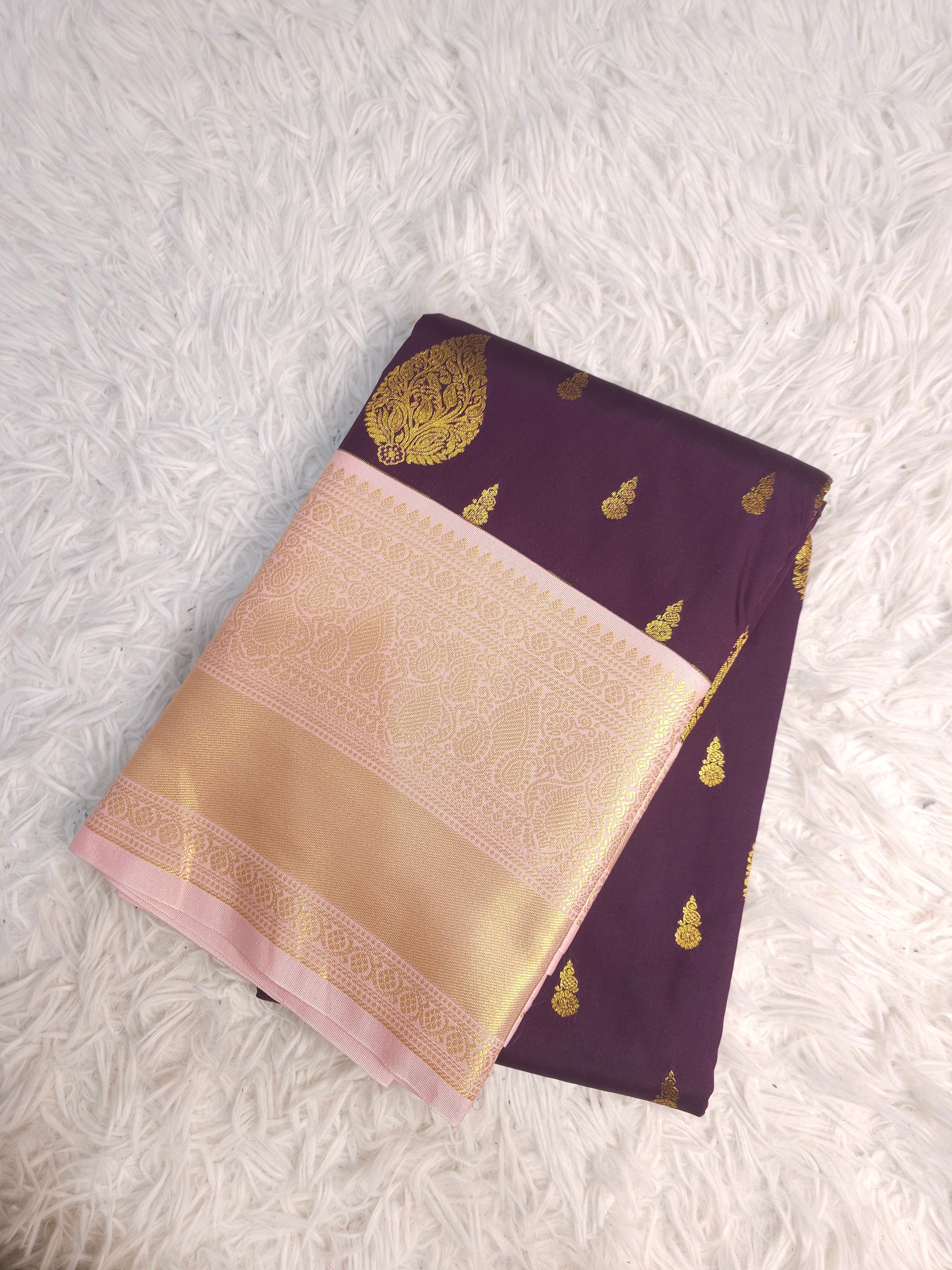 Deep Plum Soft Silk