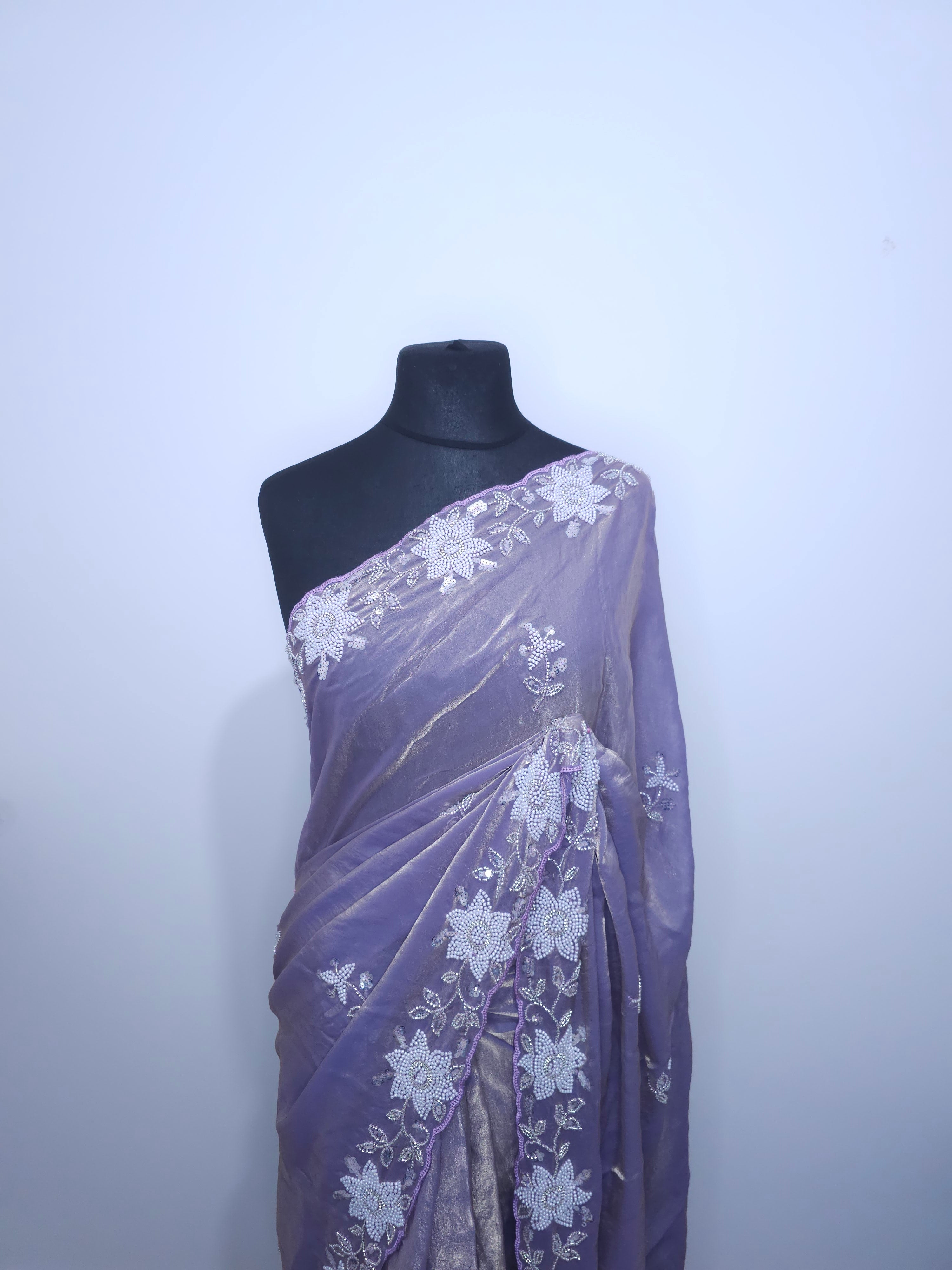 Turquoise Fendy Satin Silk