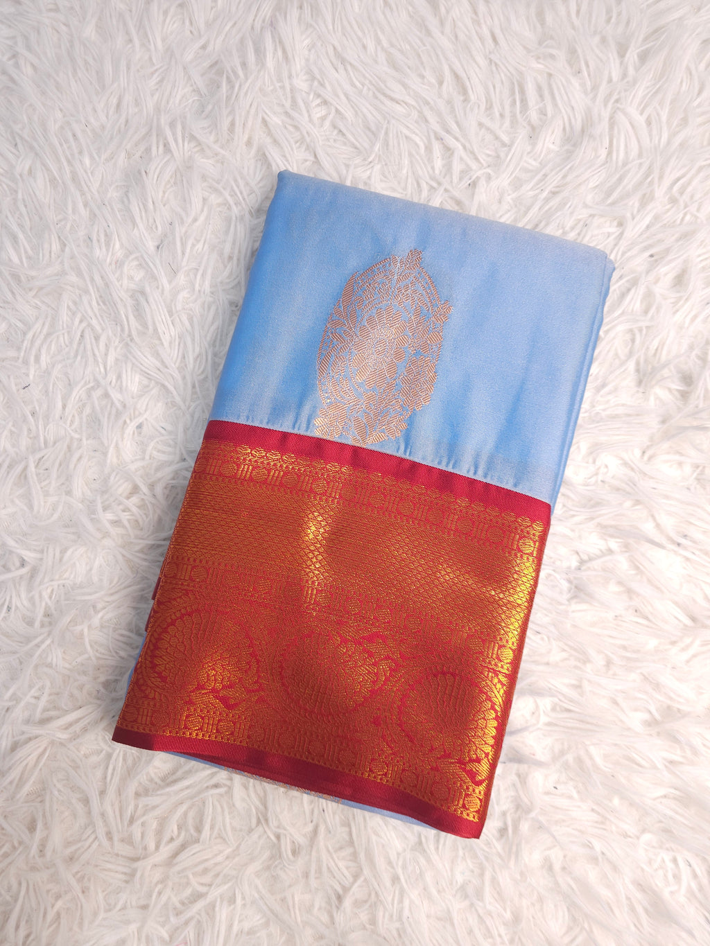 Neela Raga Soft Silk Saree
