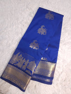 Gaja Royale Soft Silk Saree – Royal Blue