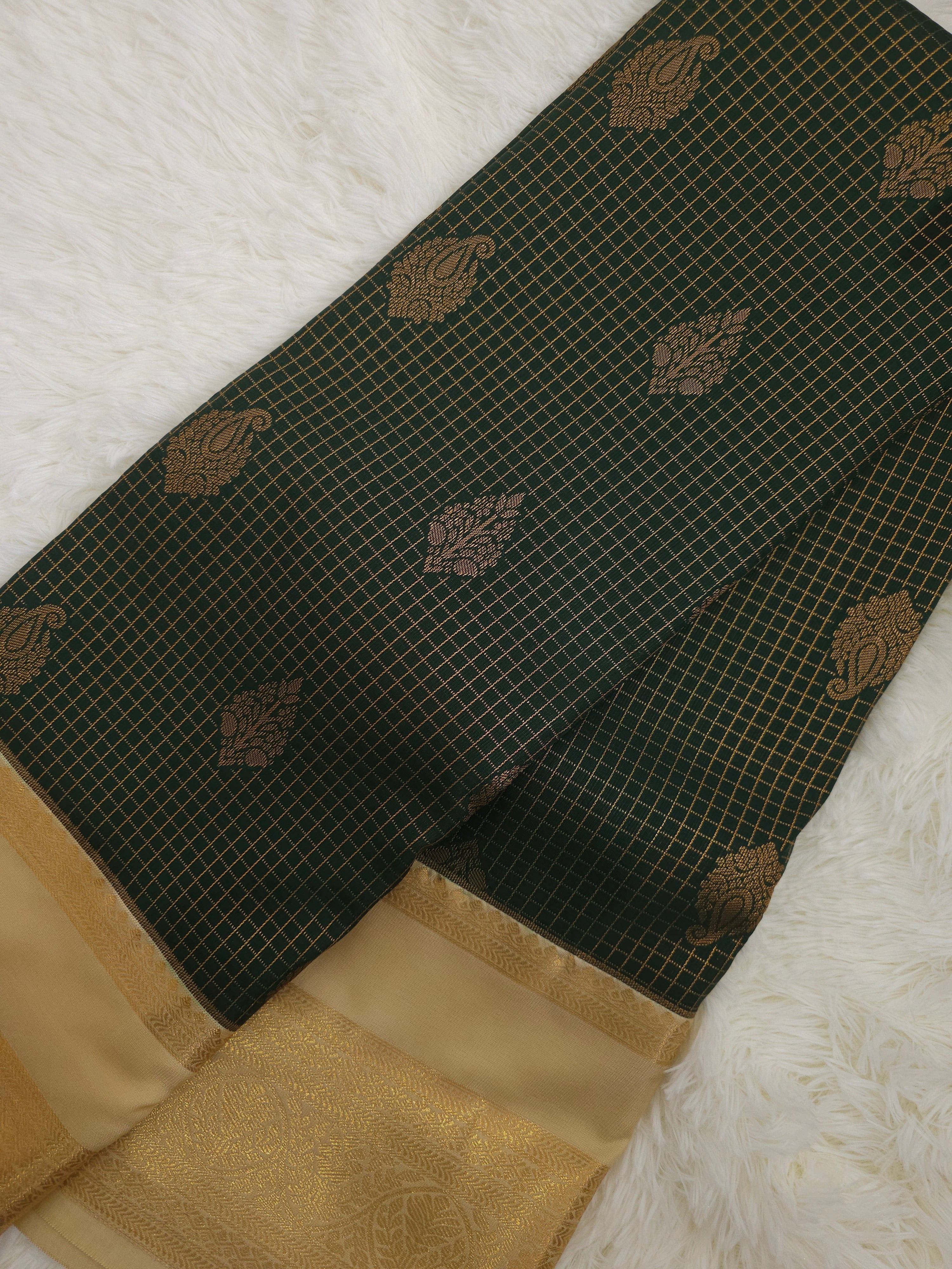 Emerald Green Soft Silk