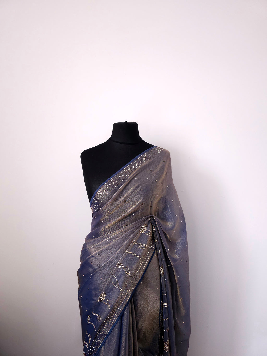 Soft Rose Embellished Saree