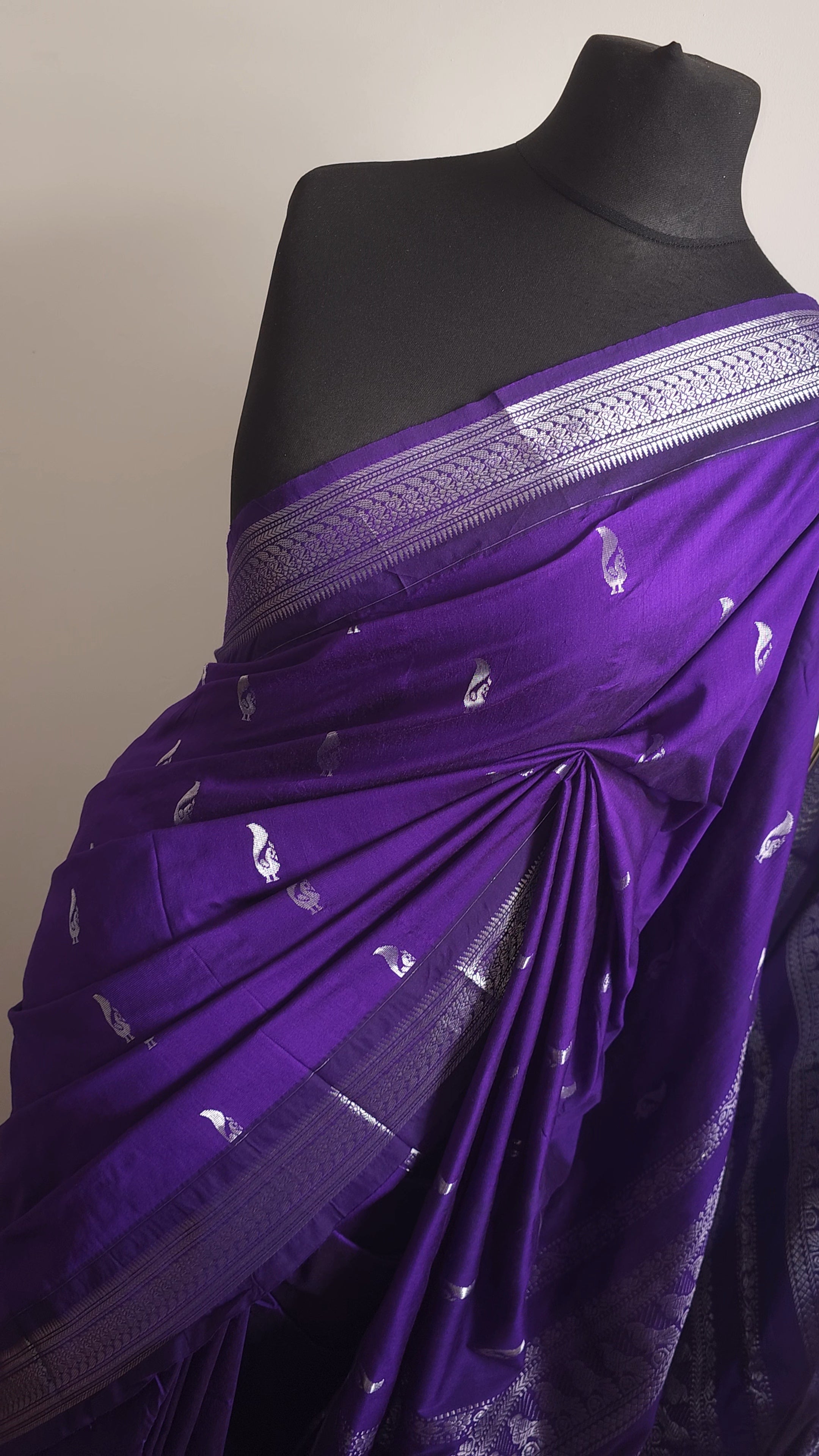Royal Berry Cotton Silk