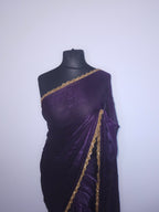 Deep Plum Chiffon