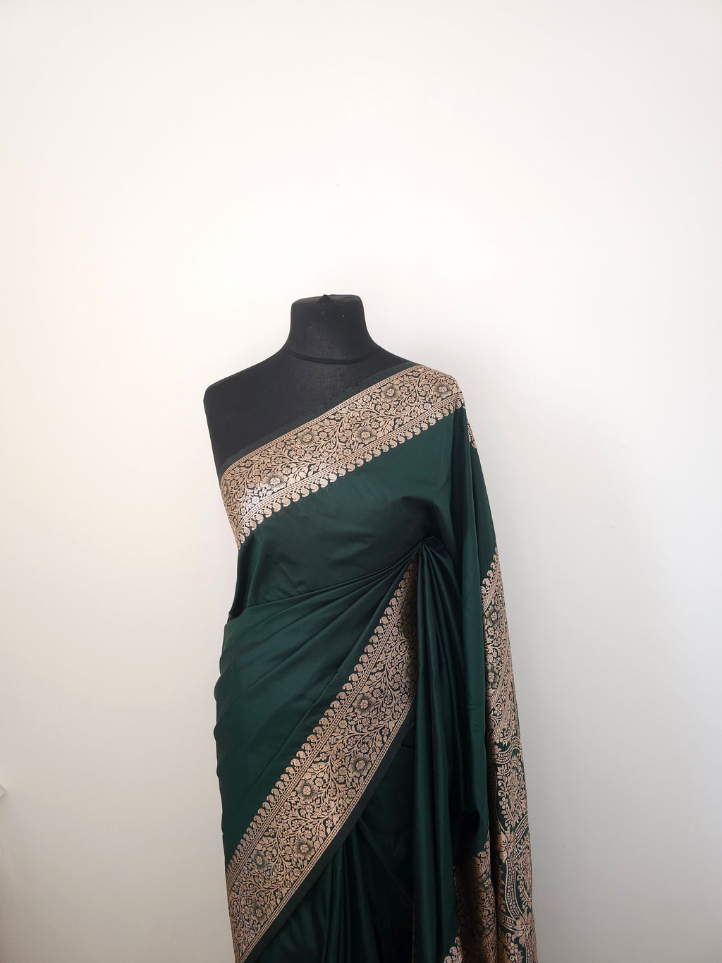 Burnt Maroon Cocoa Soft Silk Saree