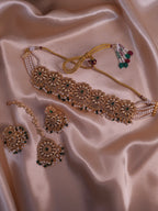 Green Gold Choker Set