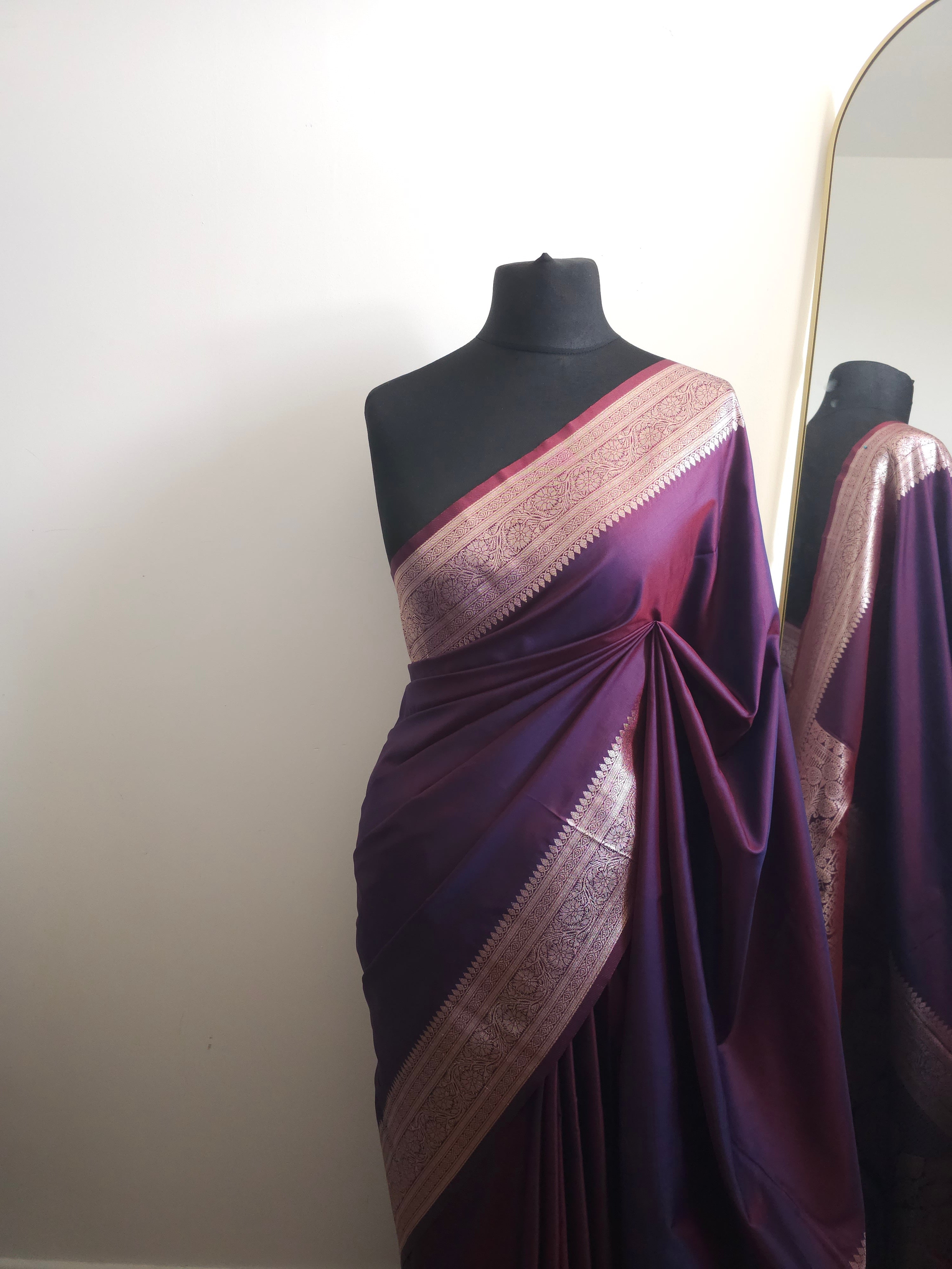 Royal Maroon Soft Silk