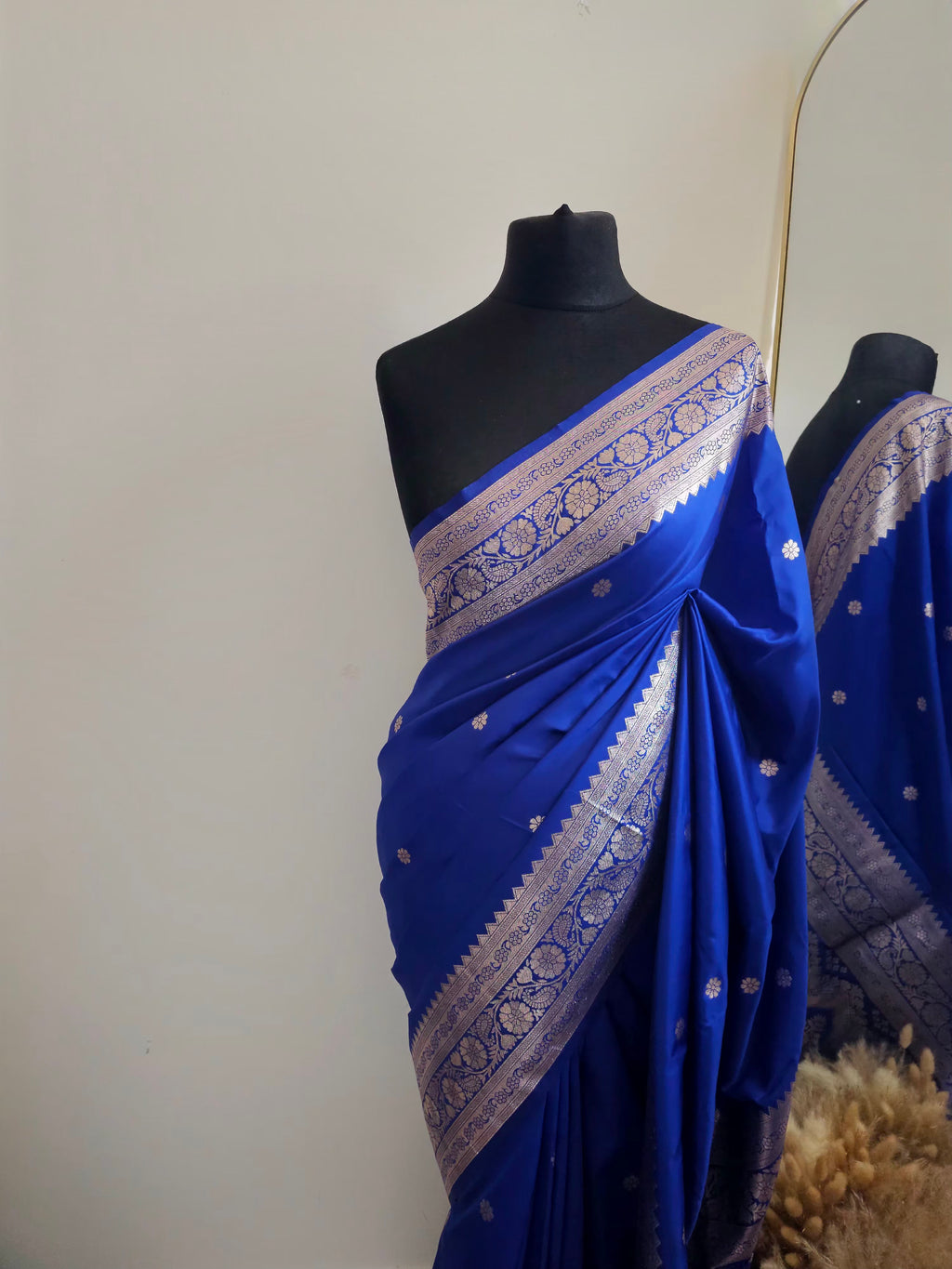 Royal Sapphire Banarasi Soft Silk