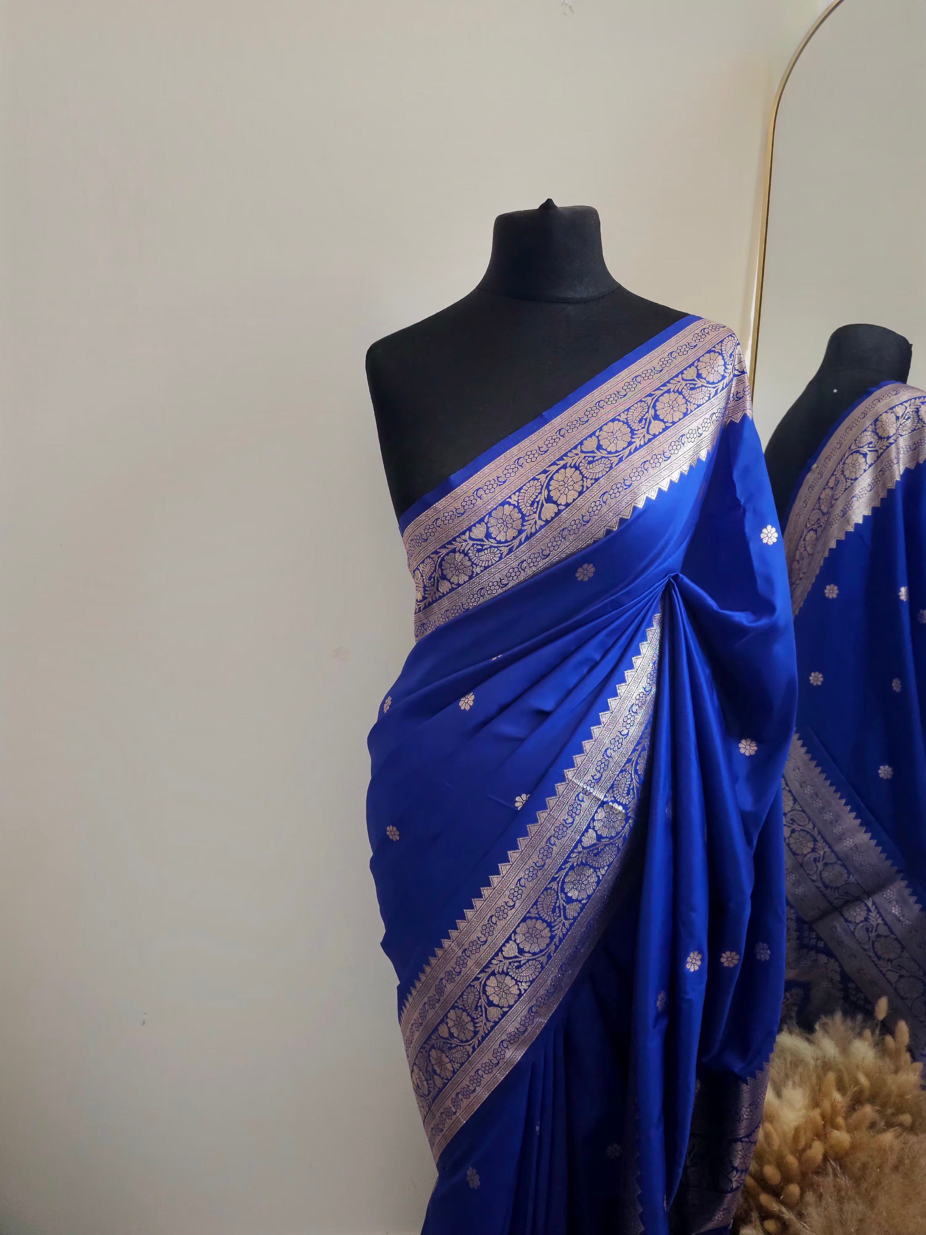 Royal Sapphire Banarasi Soft Silk