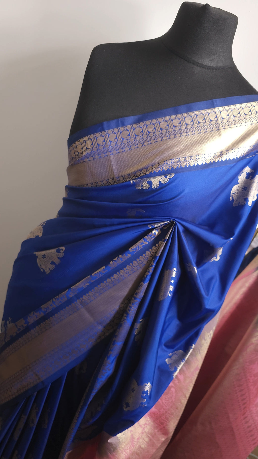 Crown Blue Semi Silk