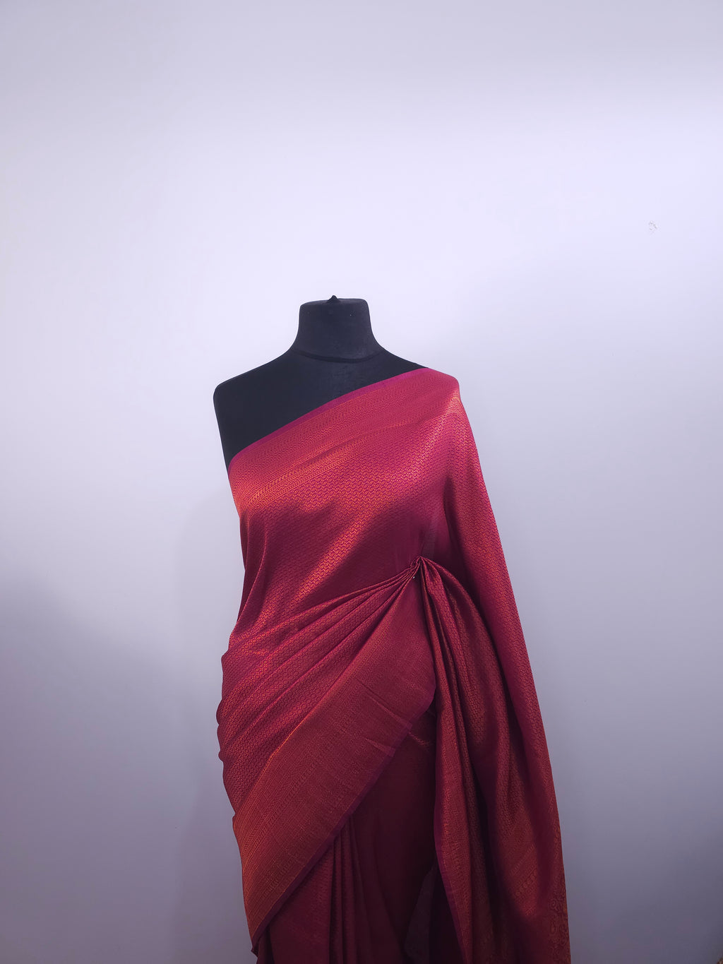 Wine Softy Silk Saree
