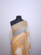 Ivory Sage Green Stone Space Silk