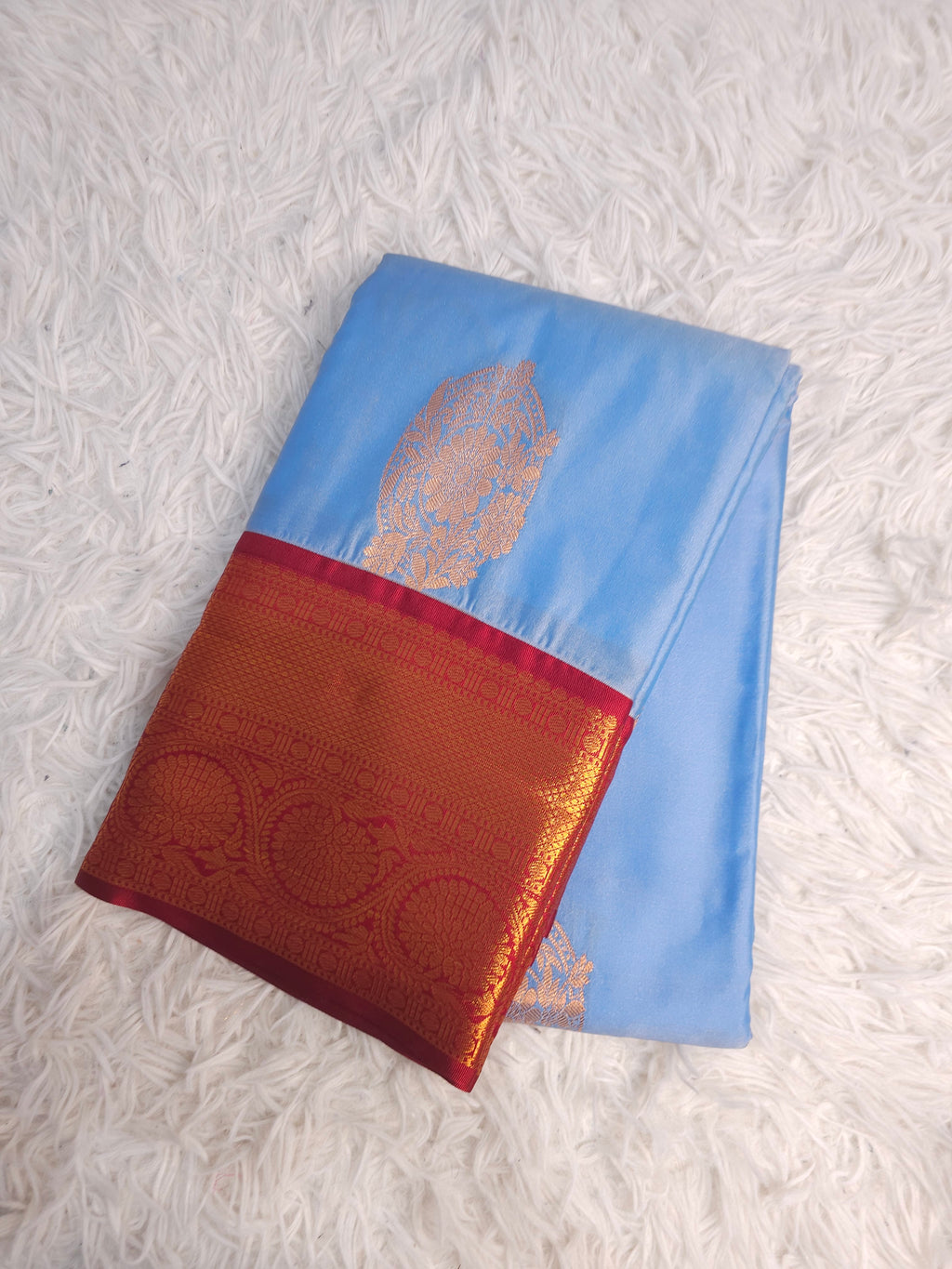Neela Raga Soft Silk Saree